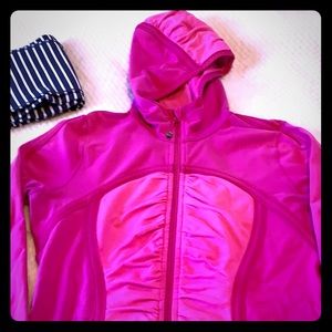 Two Tone Hot Pink Lululemon Hoodie